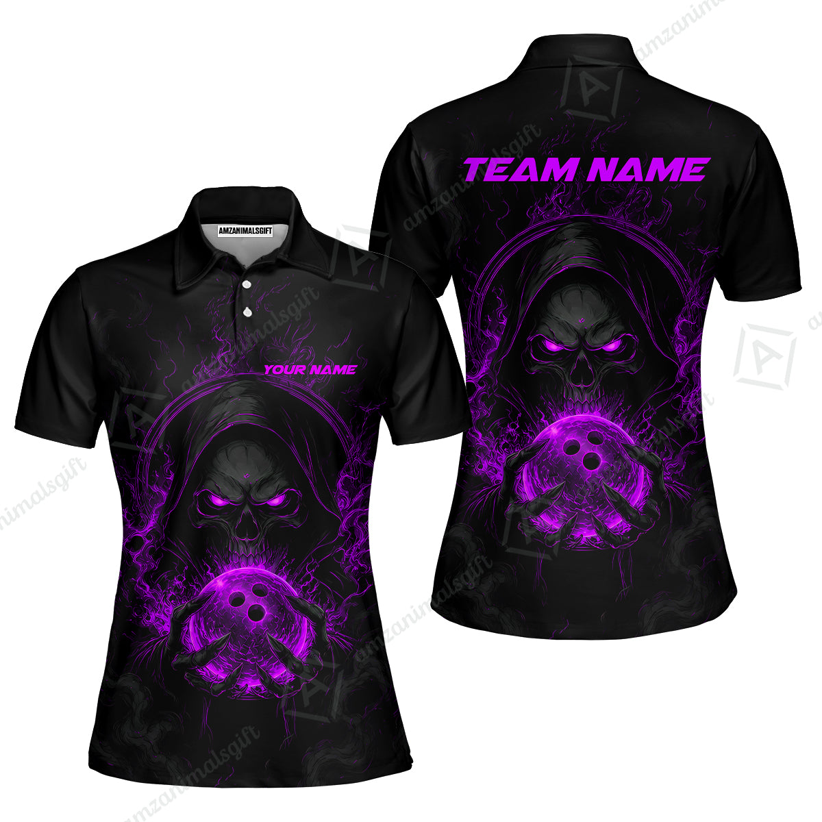 Women Polo||Purple