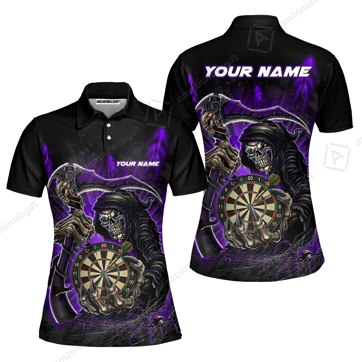 Women Polo Shirt||Purple