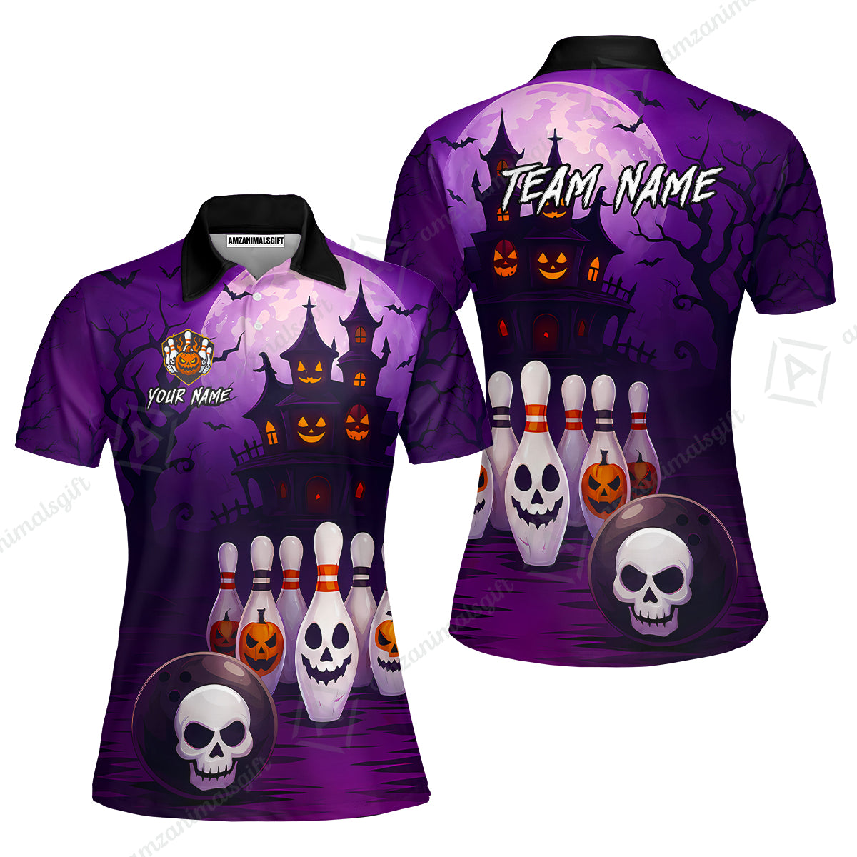 Women Polo||Purple