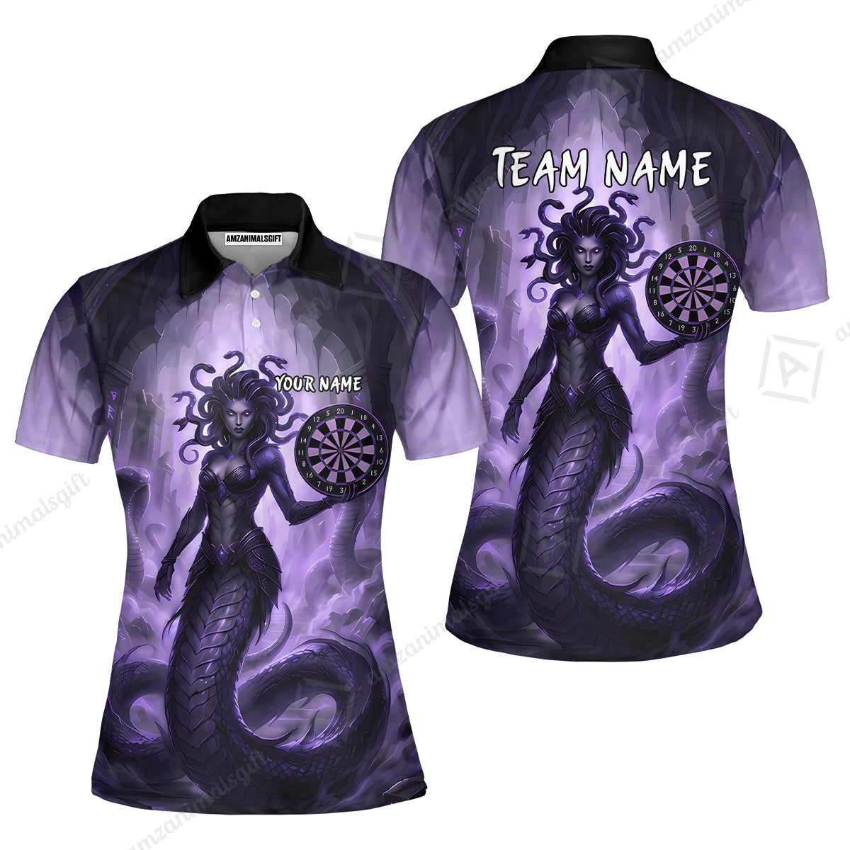 Women Polo Shirt||Purple