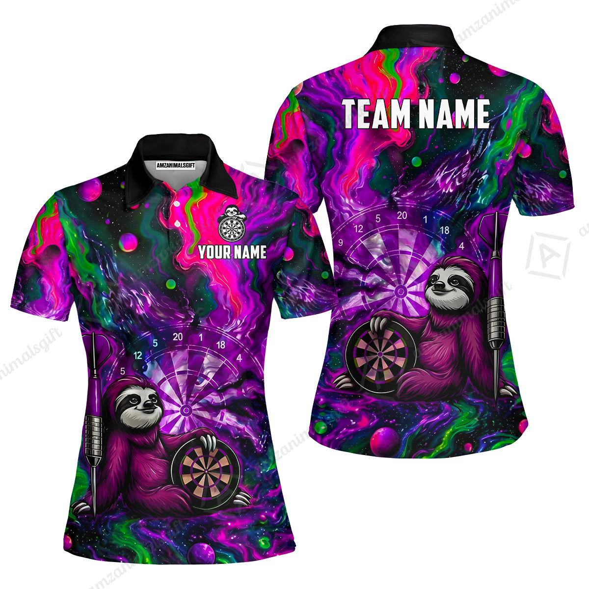 Women Polo Shirt||Purple