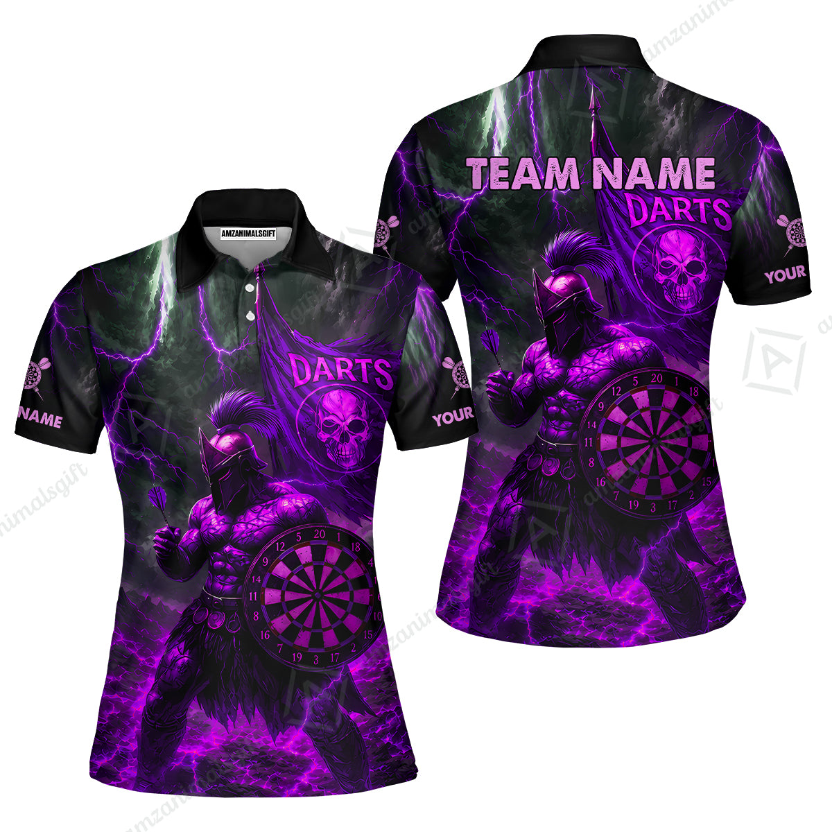 Women Polo Shirt||Purple