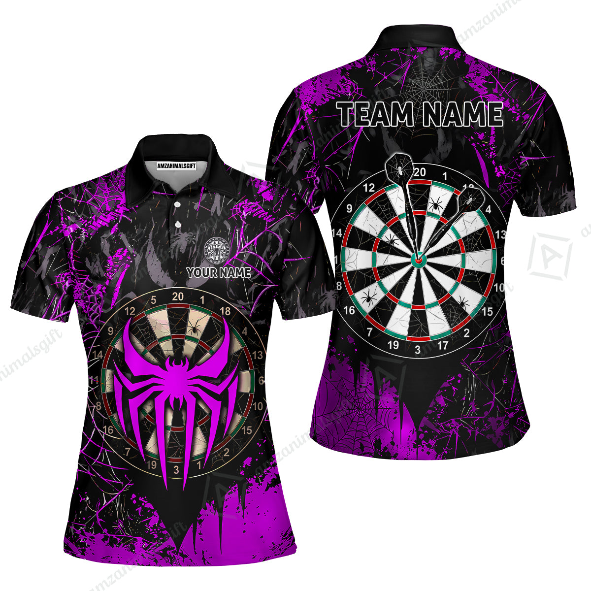 Women Polo Shirt||Purple