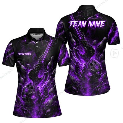 Women Polo||Purple