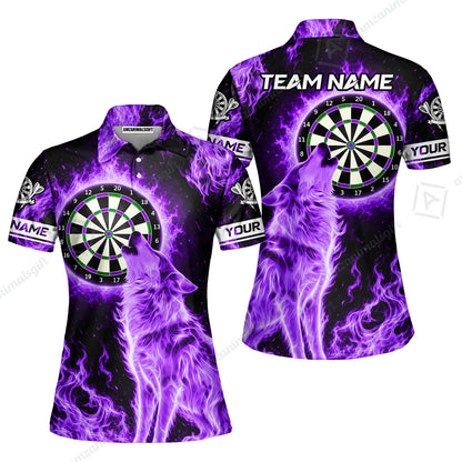 Women Polo Shirt||Purple