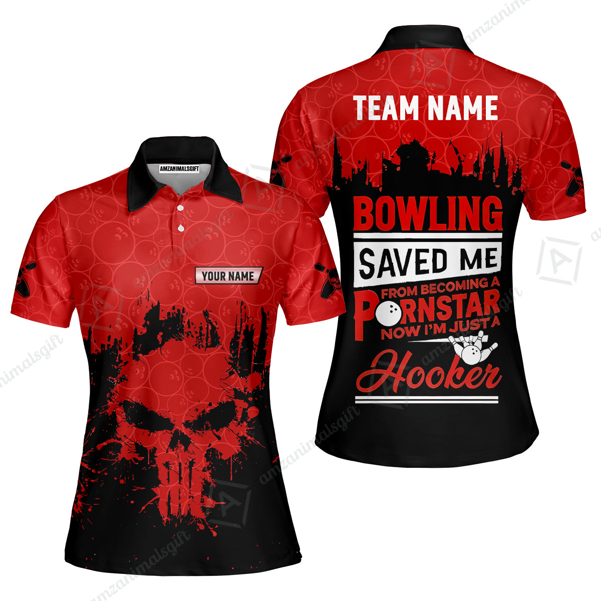 Women Polo||Red