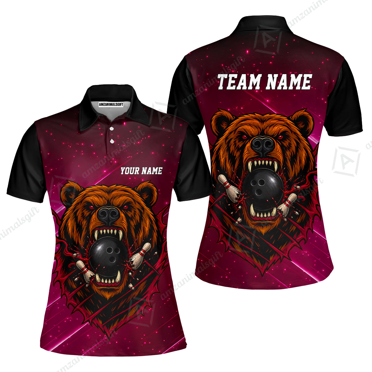 Women Polo||Red