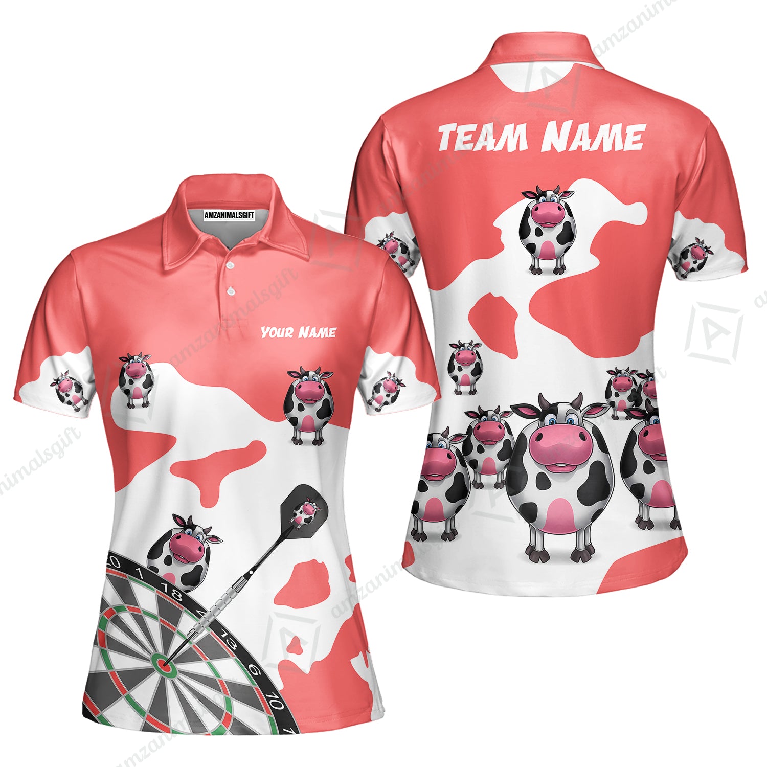 Women Polo Shirt||Red