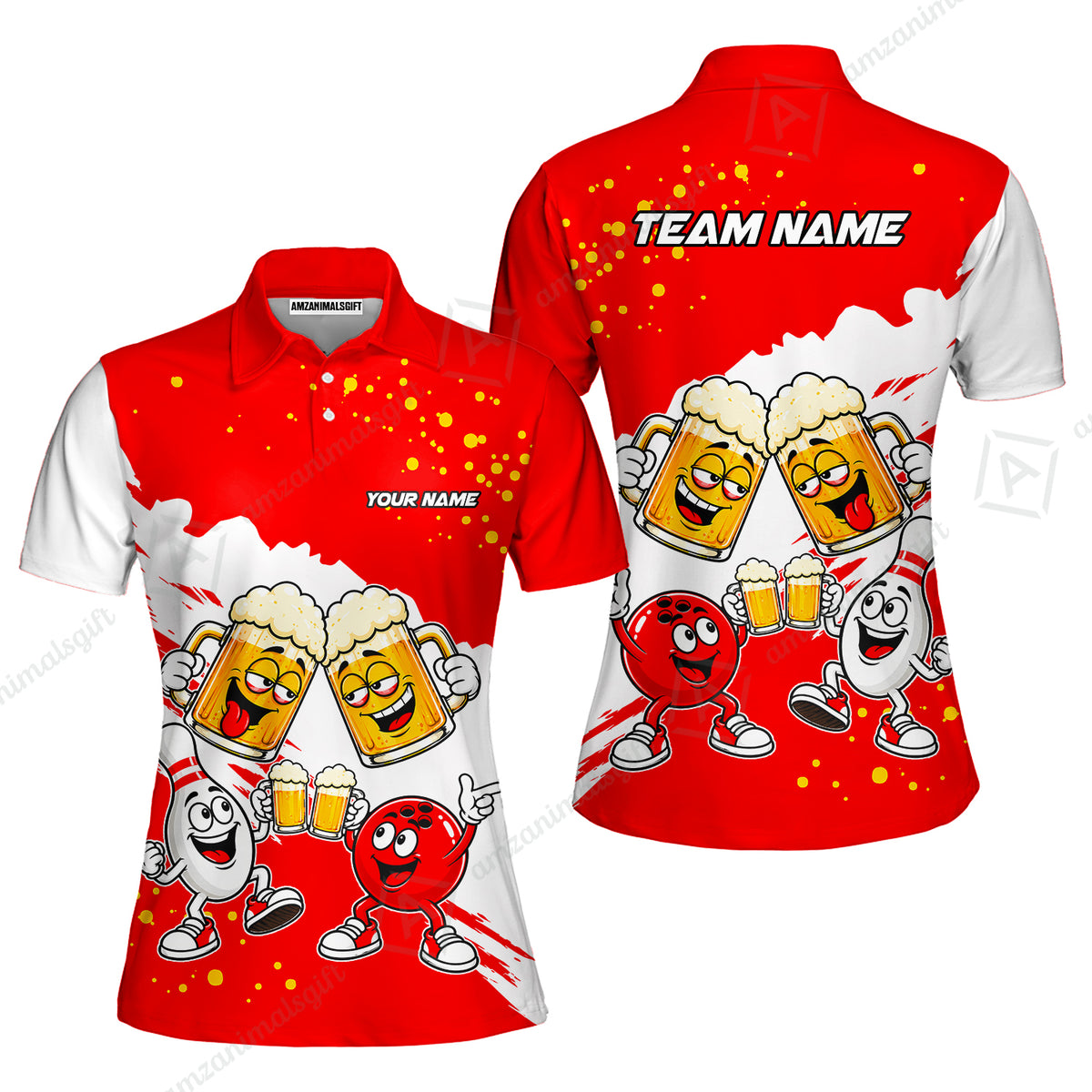 Women Polo||Red