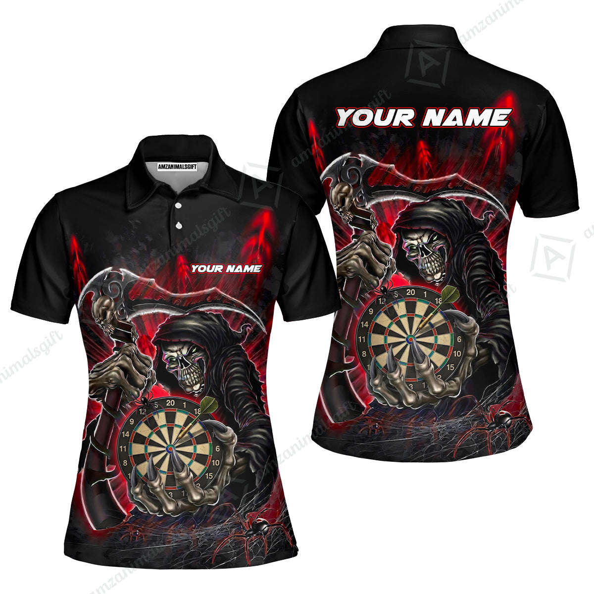 Women Polo Shirt||Red