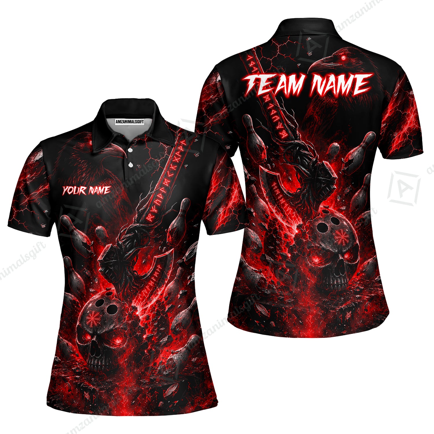 Women Polo||Red