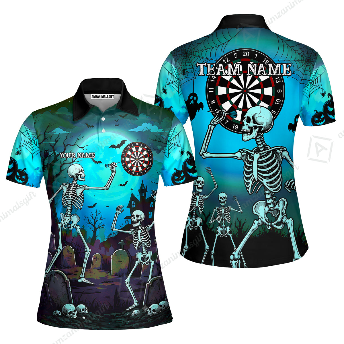 Women Polo Shirt||Turquoise