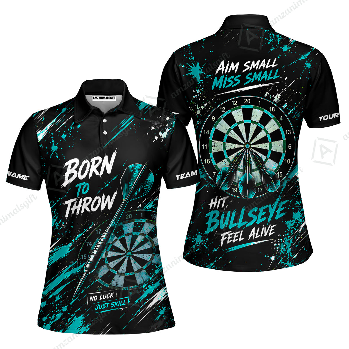 Women Polo Shirt||Turquoise
