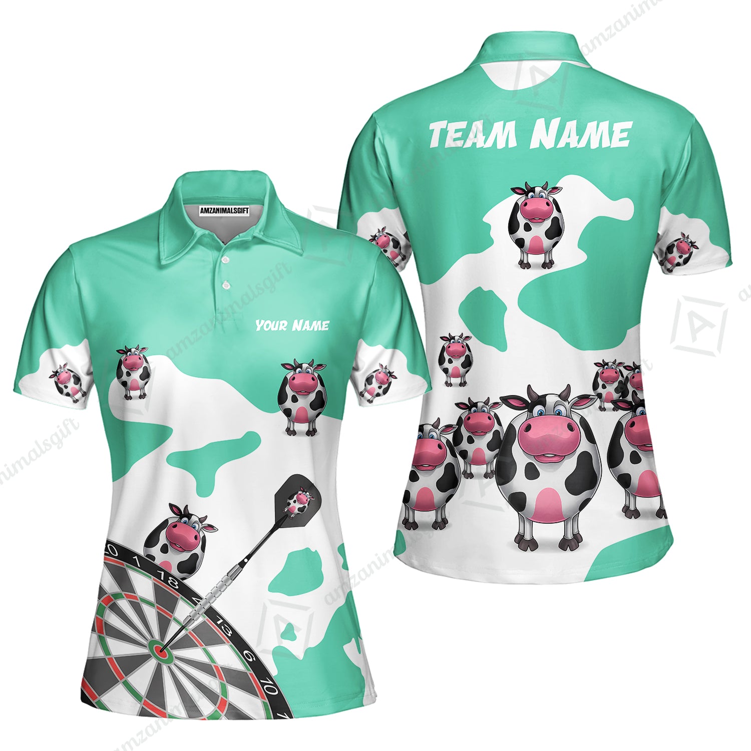 Women Polo Shirt||Turquoise