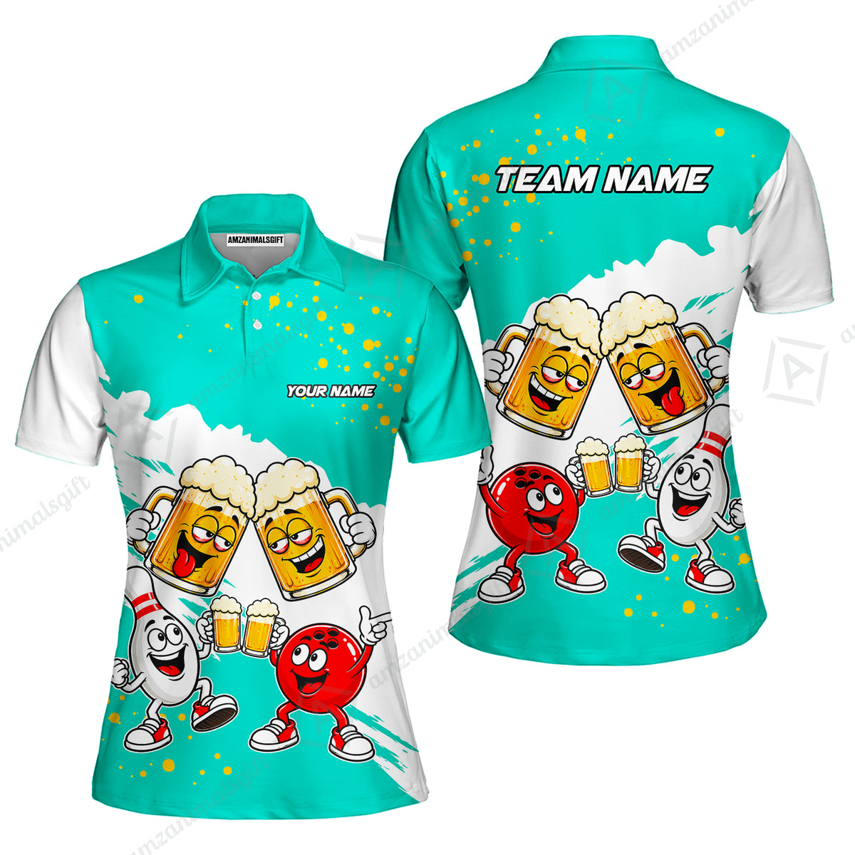 Women Polo||Turquoise