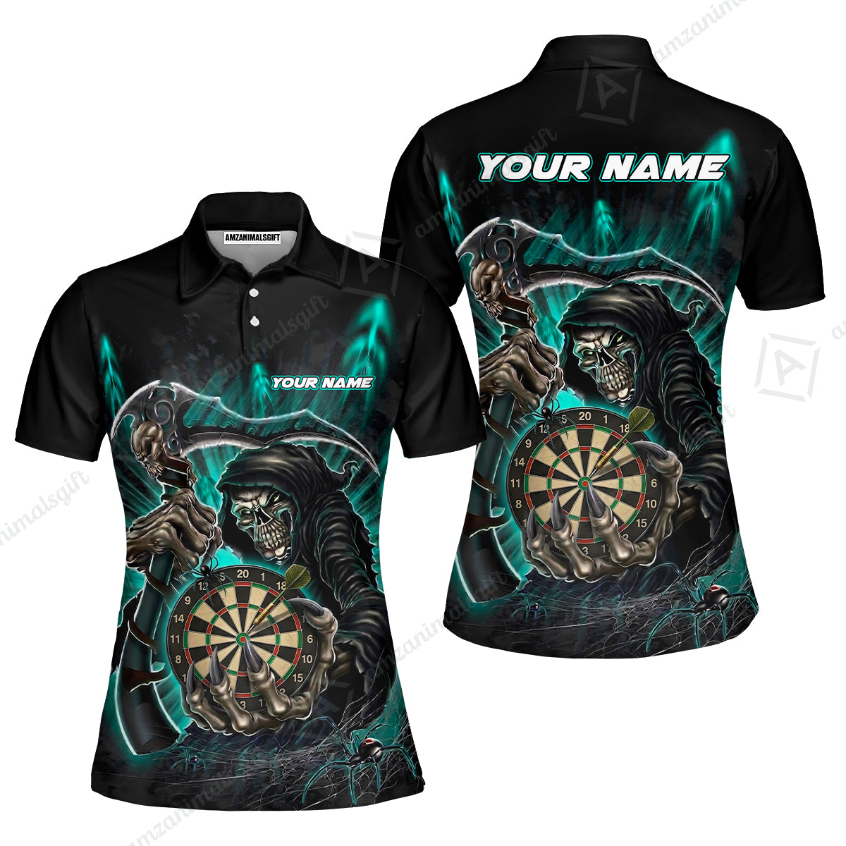 Women Polo Shirt||Turquoise