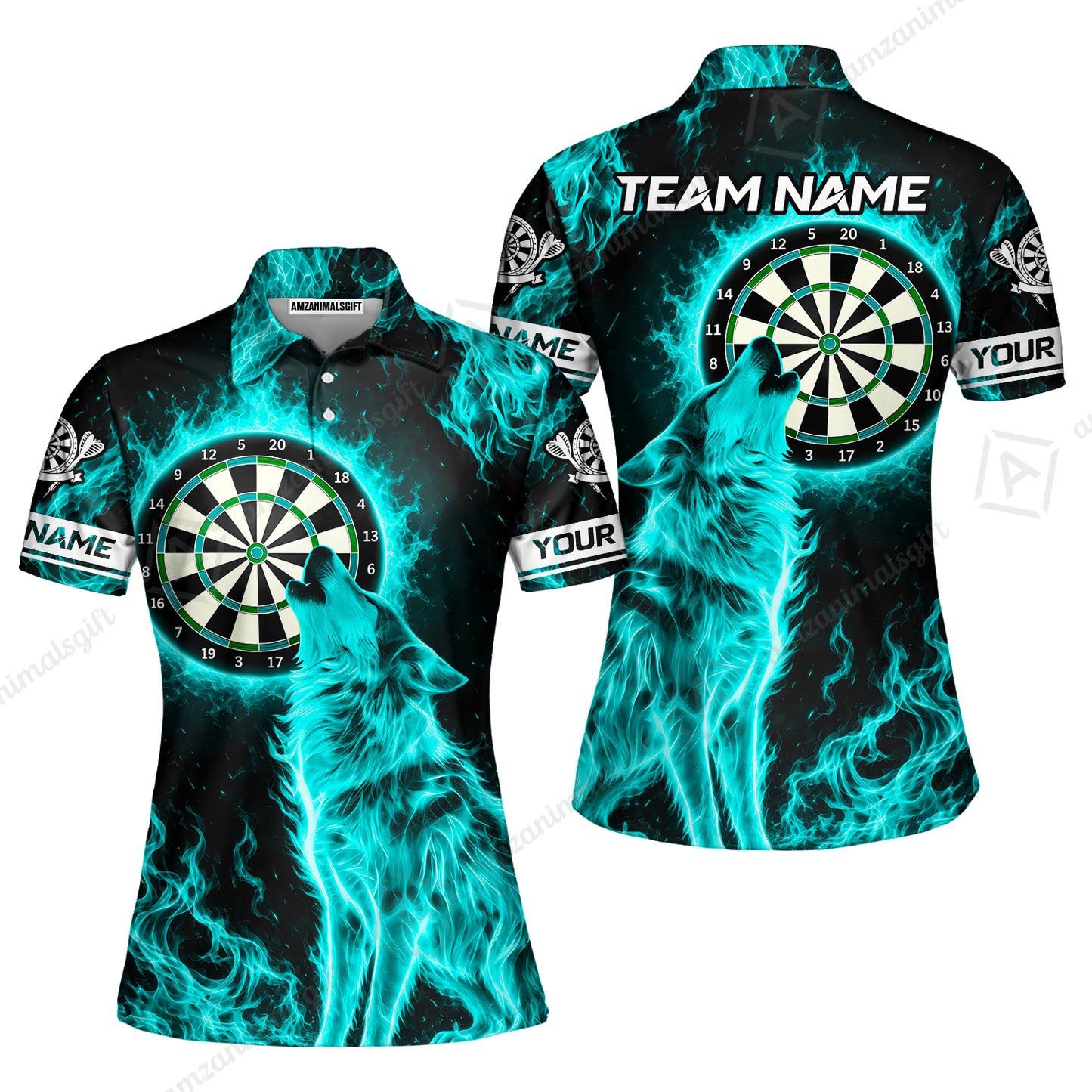 Women Polo Shirt||Turquoise