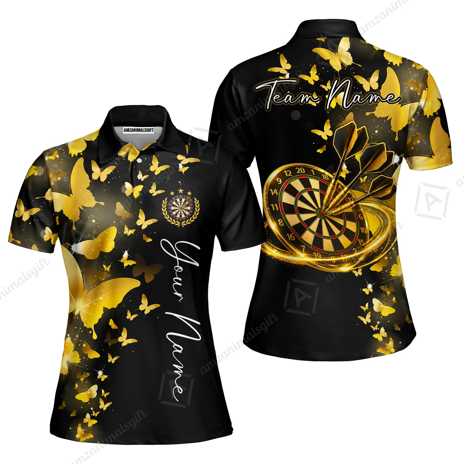 Women Polo Shirt||Yellow