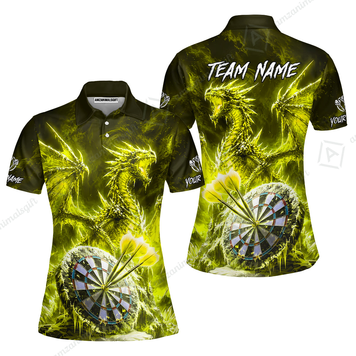 Women Polo Shirt||Yellow
