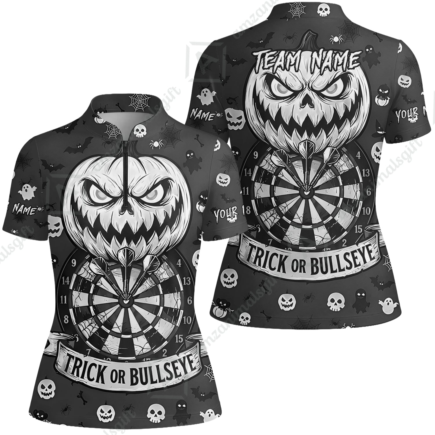 Women Jersey Shirt||Black White