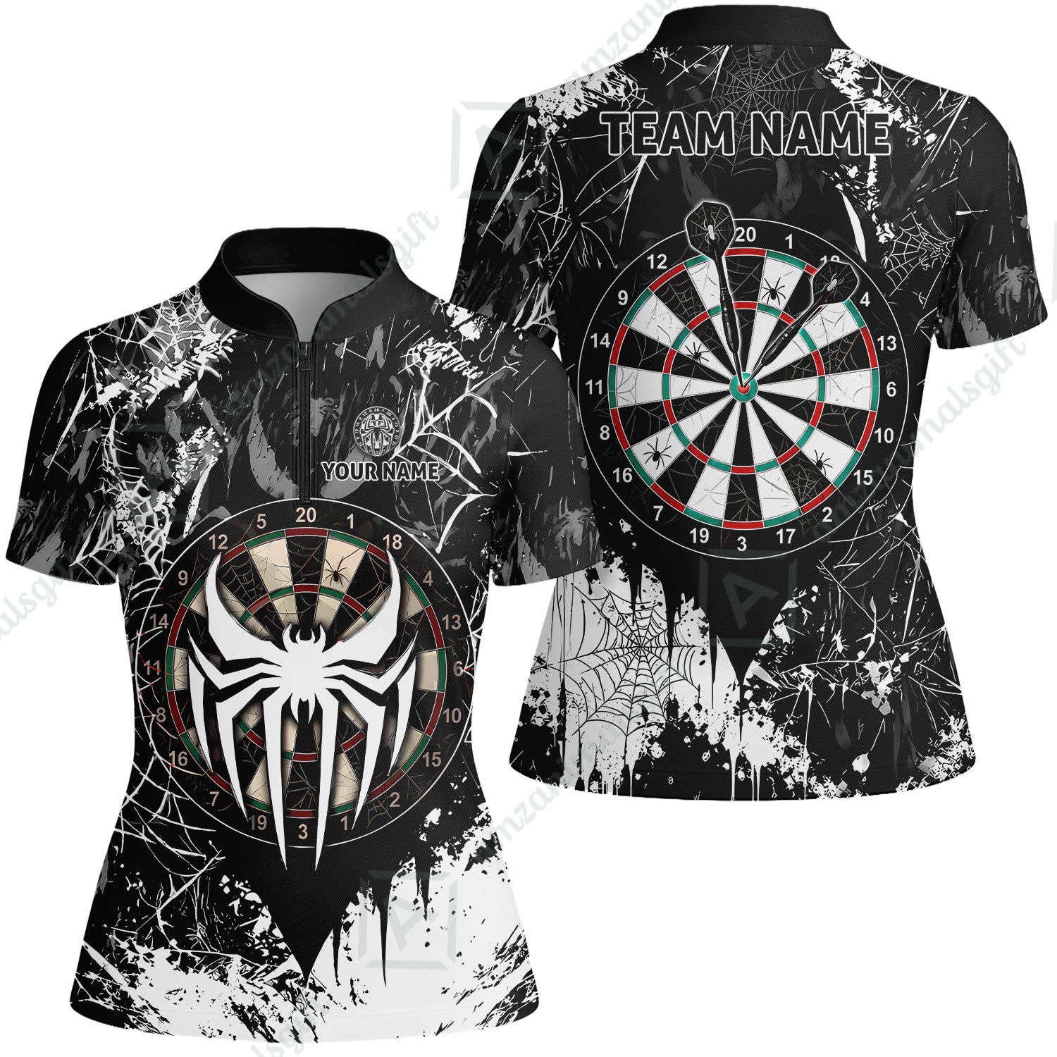 Women Jersey Shirt||Black White