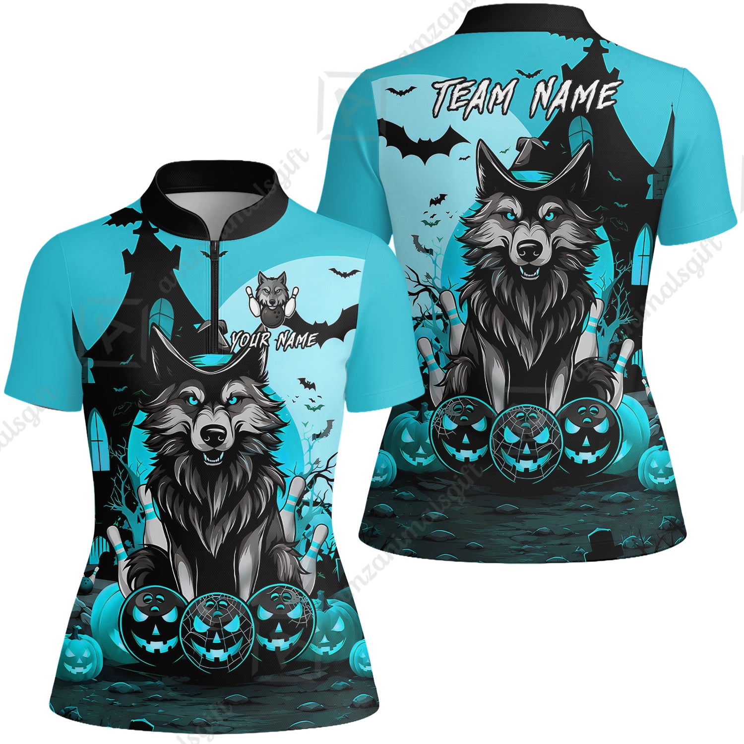 Women Jersey Shirt||Cyan