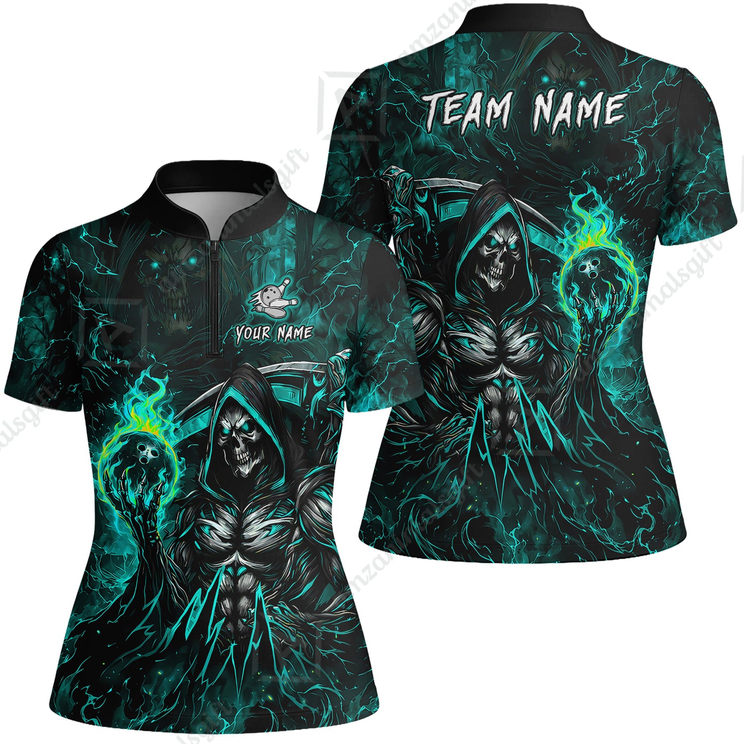 Women Jersey Shirt||Cyan