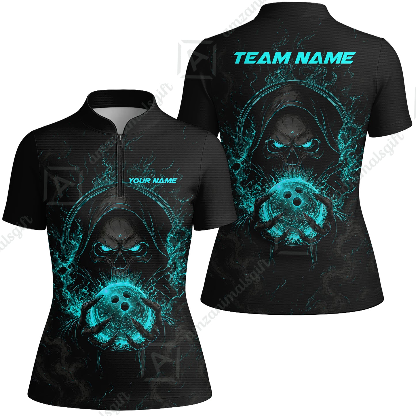 Women Jersey Shirt||Cyan
