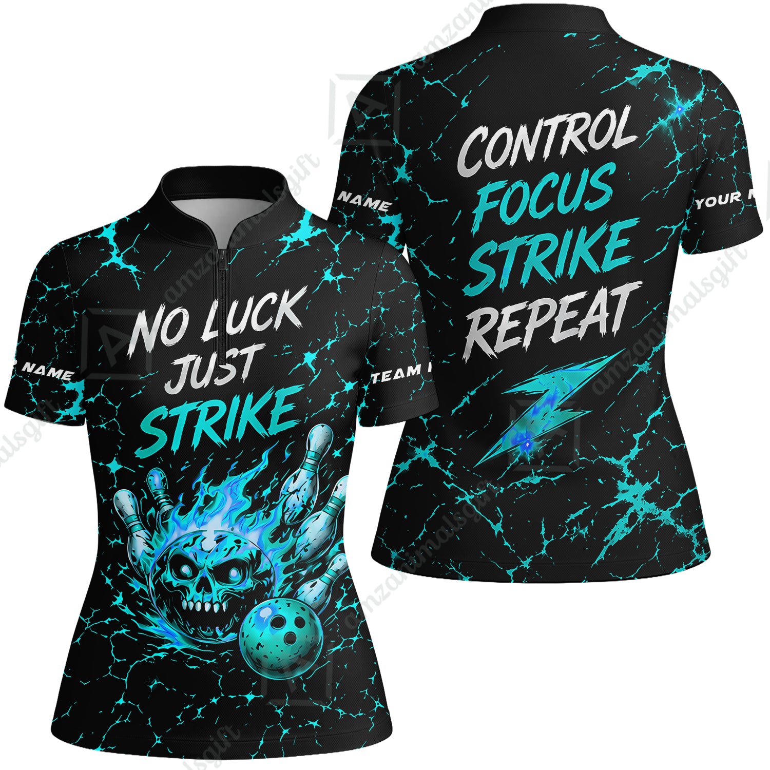 Women Jersey Shirt||Cyan