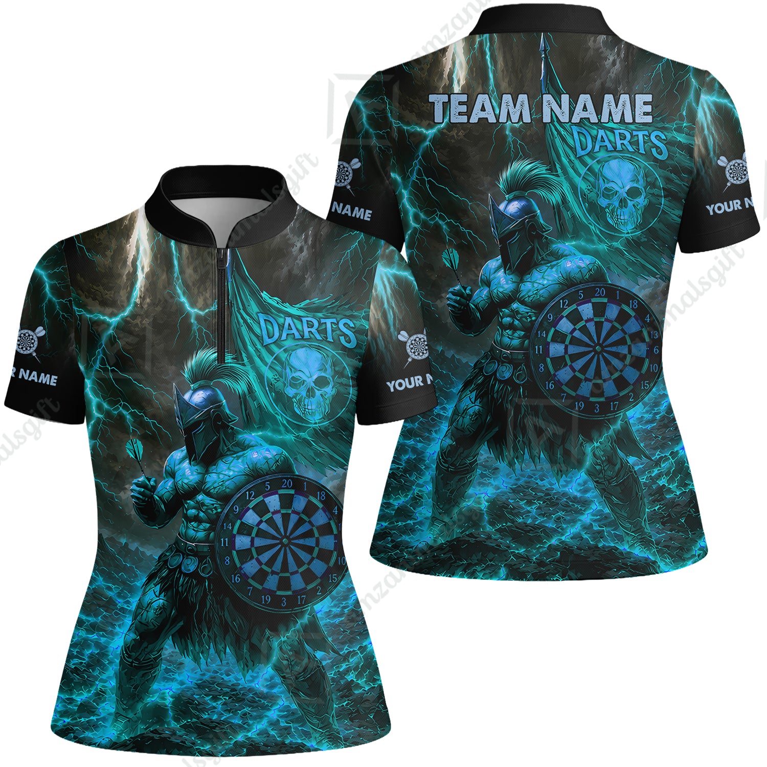 Women Jersey Shirt||Cyan