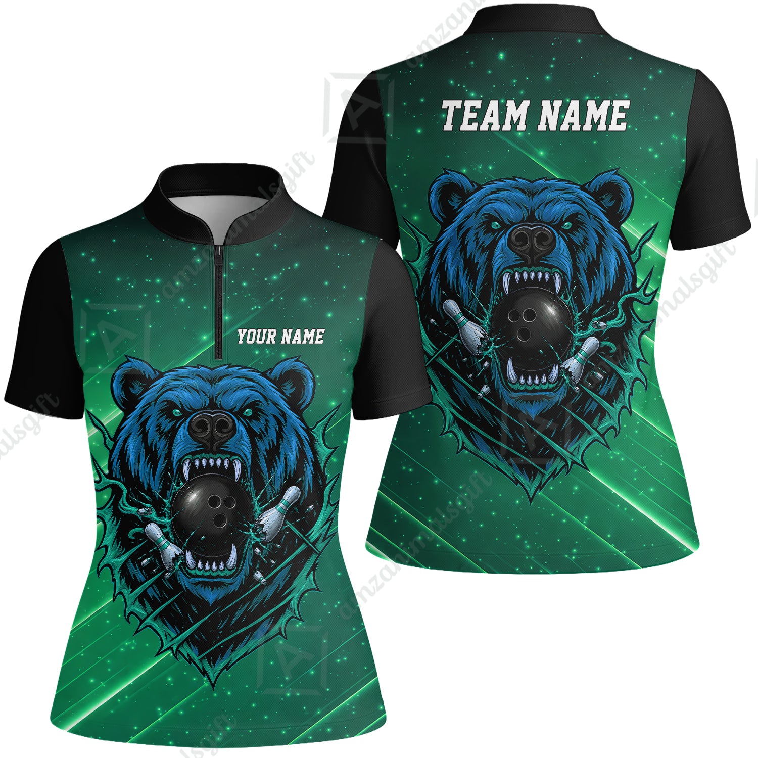 Women Jersey Shirt||Green