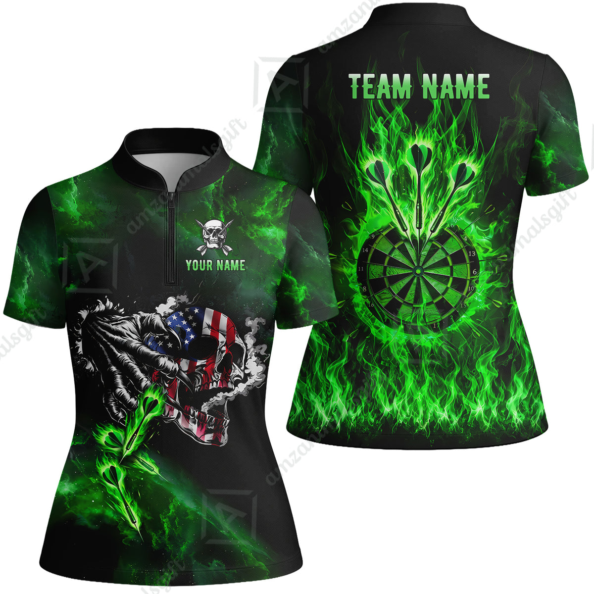 Women Jersey Shirt||Green