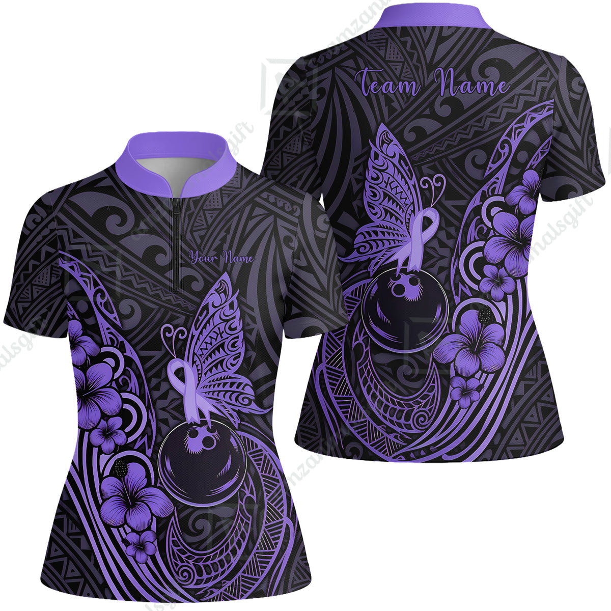 Women Jersey Shirt||Purple