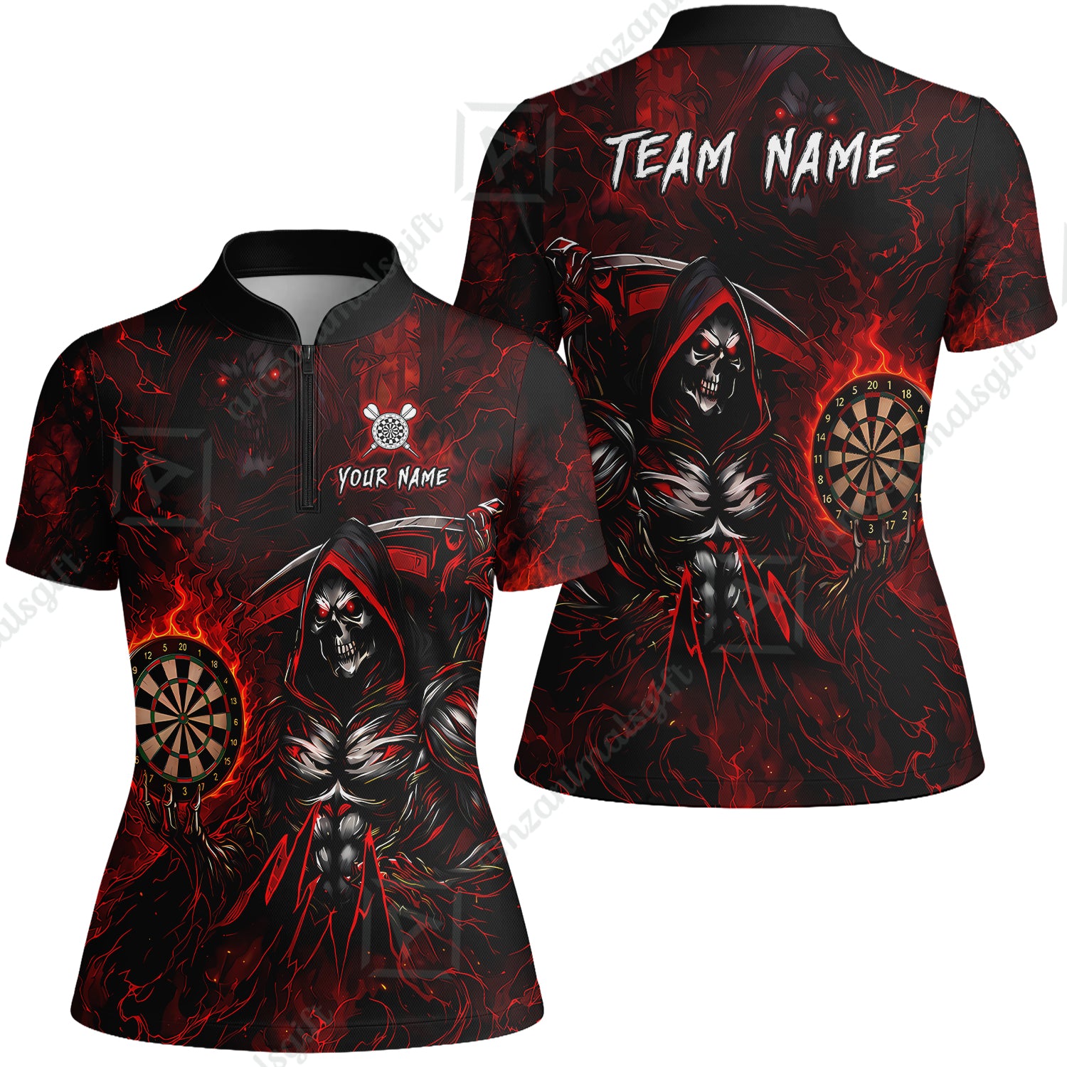 Women Jersey Shirt||Red