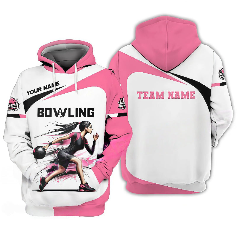 Women’s Bowling Player Design Hoodie