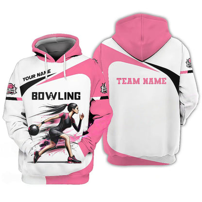 Women’s Bowling Player Design Hoodie