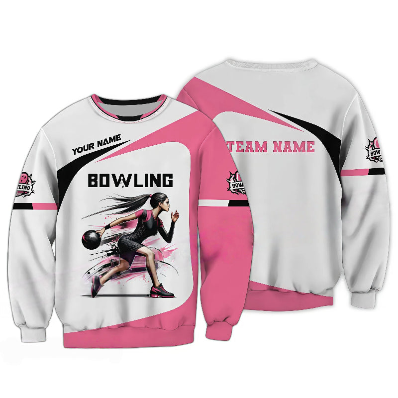 Women’s Bowling Player Design Sweatshirt