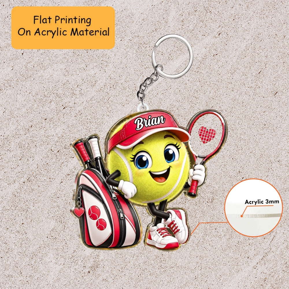 Personalized Christmas Flat Printed Acrylic Ornament, Mascot Sport Christmas, Custom Ornament Christmas Gift, Keychain Mascot Sport, Car Ornament Mascot Sport