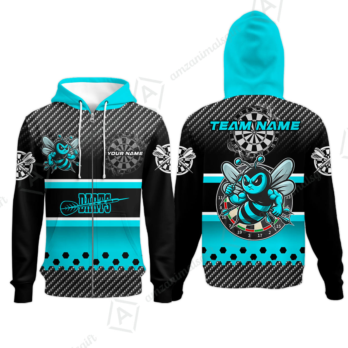 Custom Funny Bee Darts Unisex Polo Team Shirts, Custom Team League Darts Jersey Polo , Custom Darts Team Jerseys Uniform