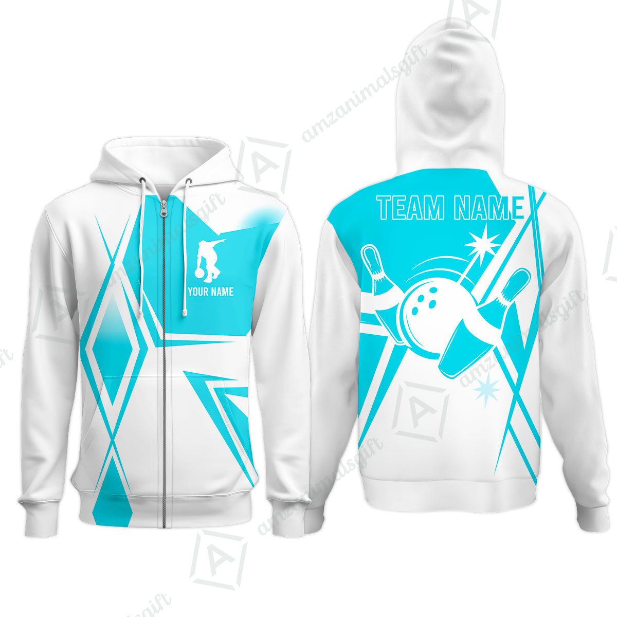 Custom Bowling Team Jersey, Bowling Player Jersey Multicolor Polo Quarter-Zip Shirts, Custom Bowling Uniforms Jerseys, Custom Name And Team Name