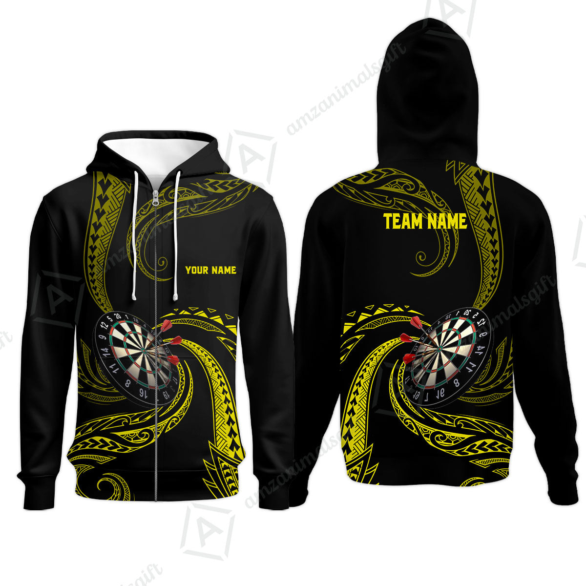 Custom Roll Tribal Darts Team Men Polo Shirts, Darts uniforms Roll Tribal Darts Personalized Name And Team Name