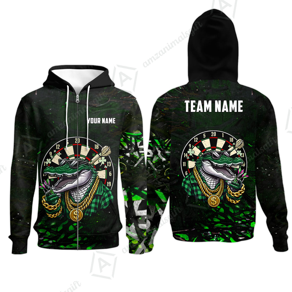 Custom Darts Team Jersey, Personalized Alligator Dart Jersey Shirt For Players With Name & Team Name