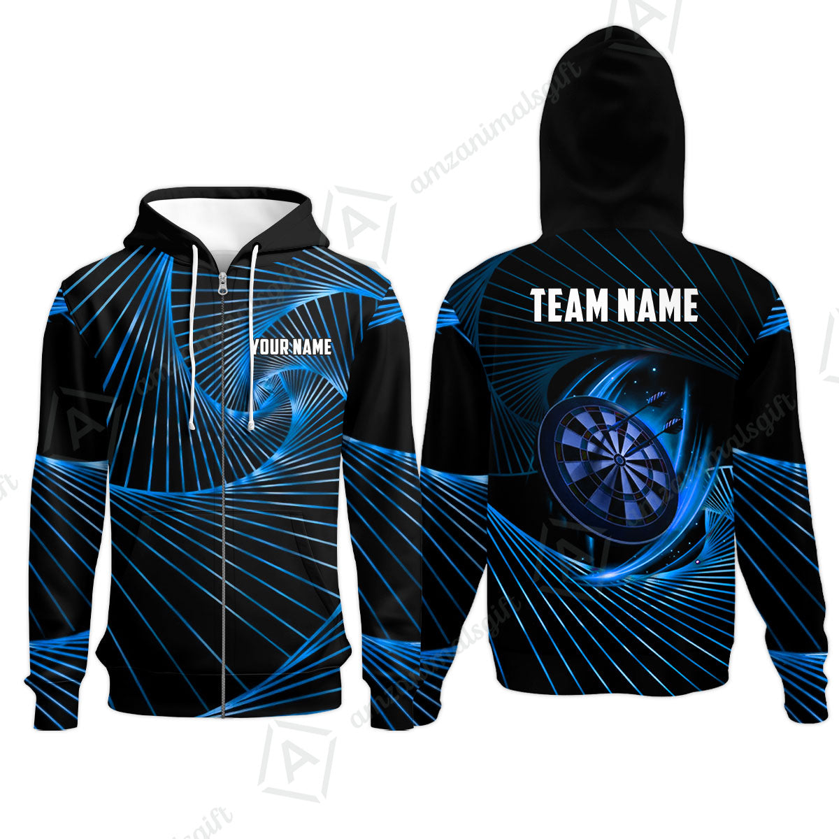 Custom Darts Team Jersey, Personalized Dark Flame Dart Polo Shirt For Players With Name & Team Name
