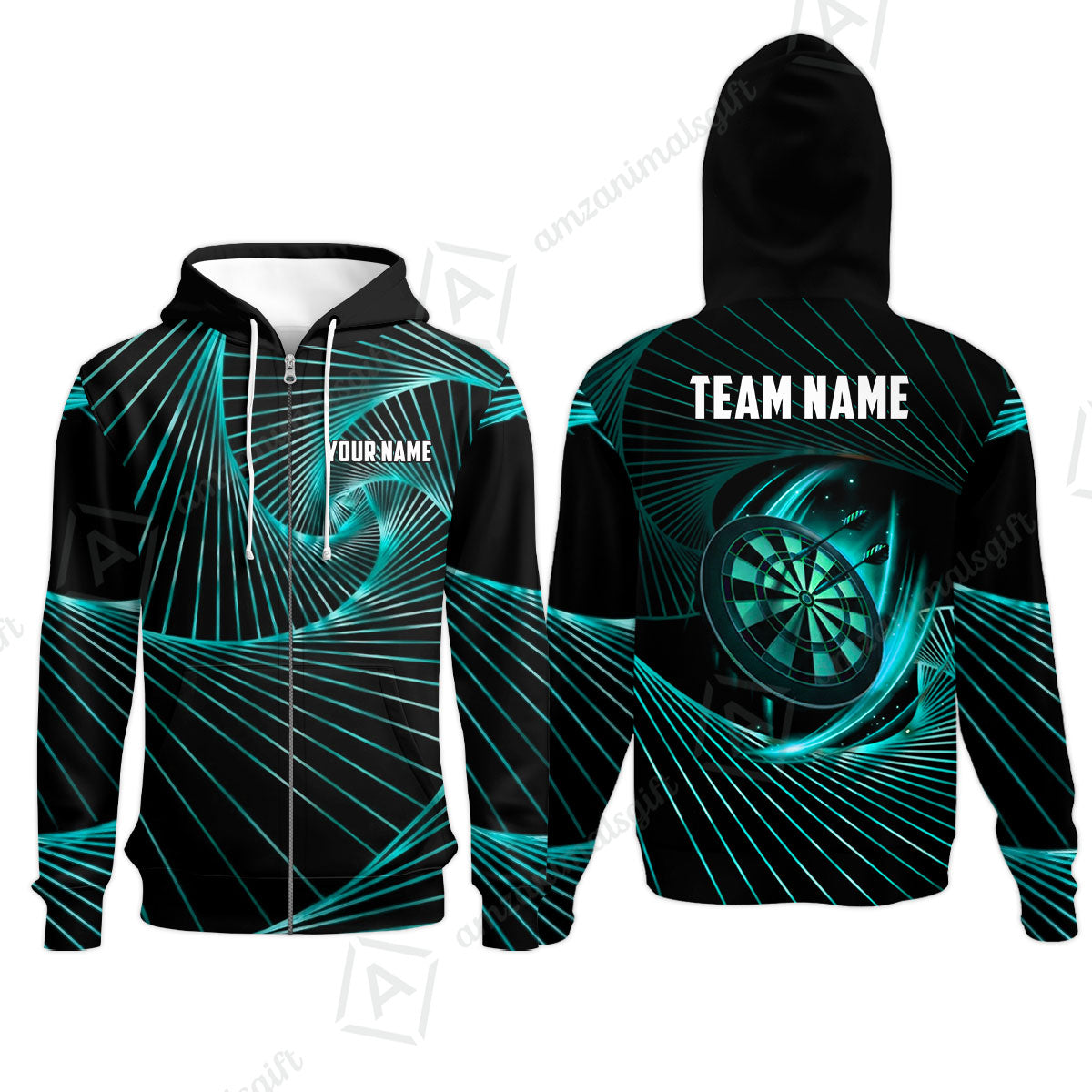 Custom Darts Team Jersey, Personalized Dark Flame Dart Polo Shirt For Players With Name & Team Name