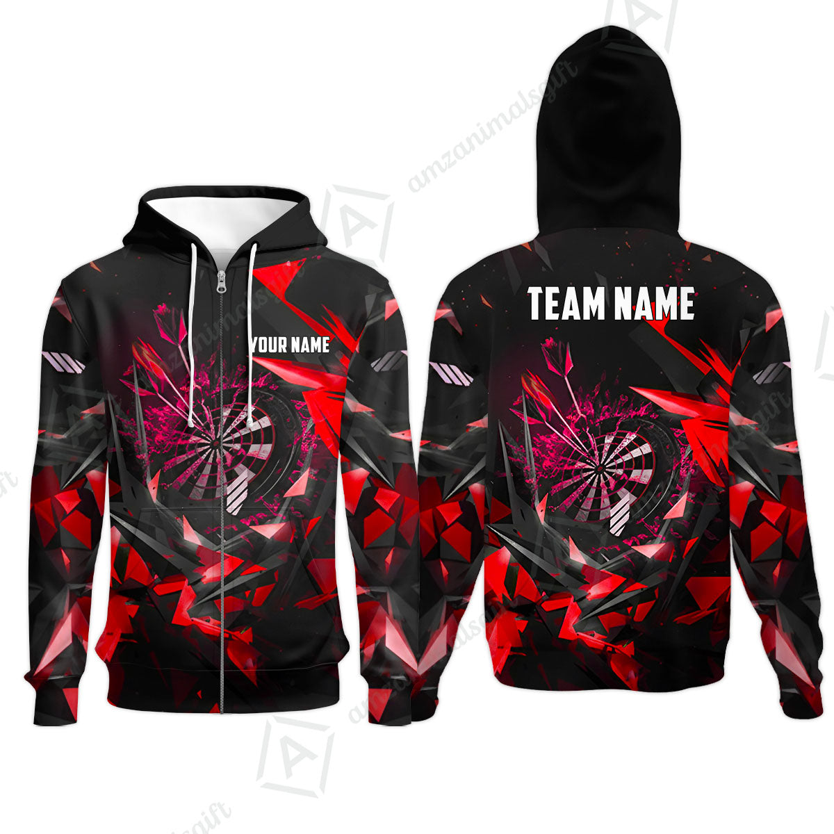 Custom Darts Team Jersey, Personalized Fury Dart Jersey Shirt For Players With Name & Team Name