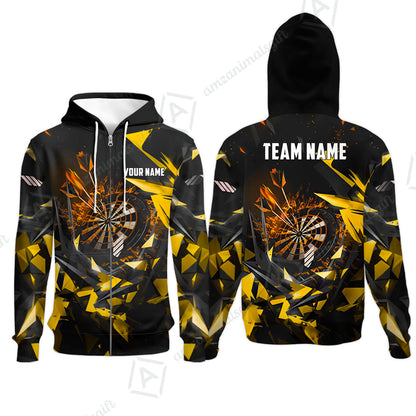 Custom Darts Team Jersey, Personalized Fury Dart Jersey Shirt For Players With Name & Team Name