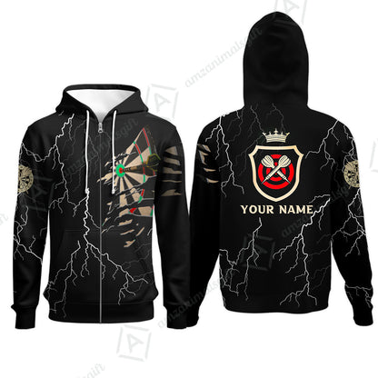 Darts Custom Name Men Polo Shirt, Darts Target Personalized Men Polo Shirt Gift For Darts Lovers, Friend, Team, Darts Player