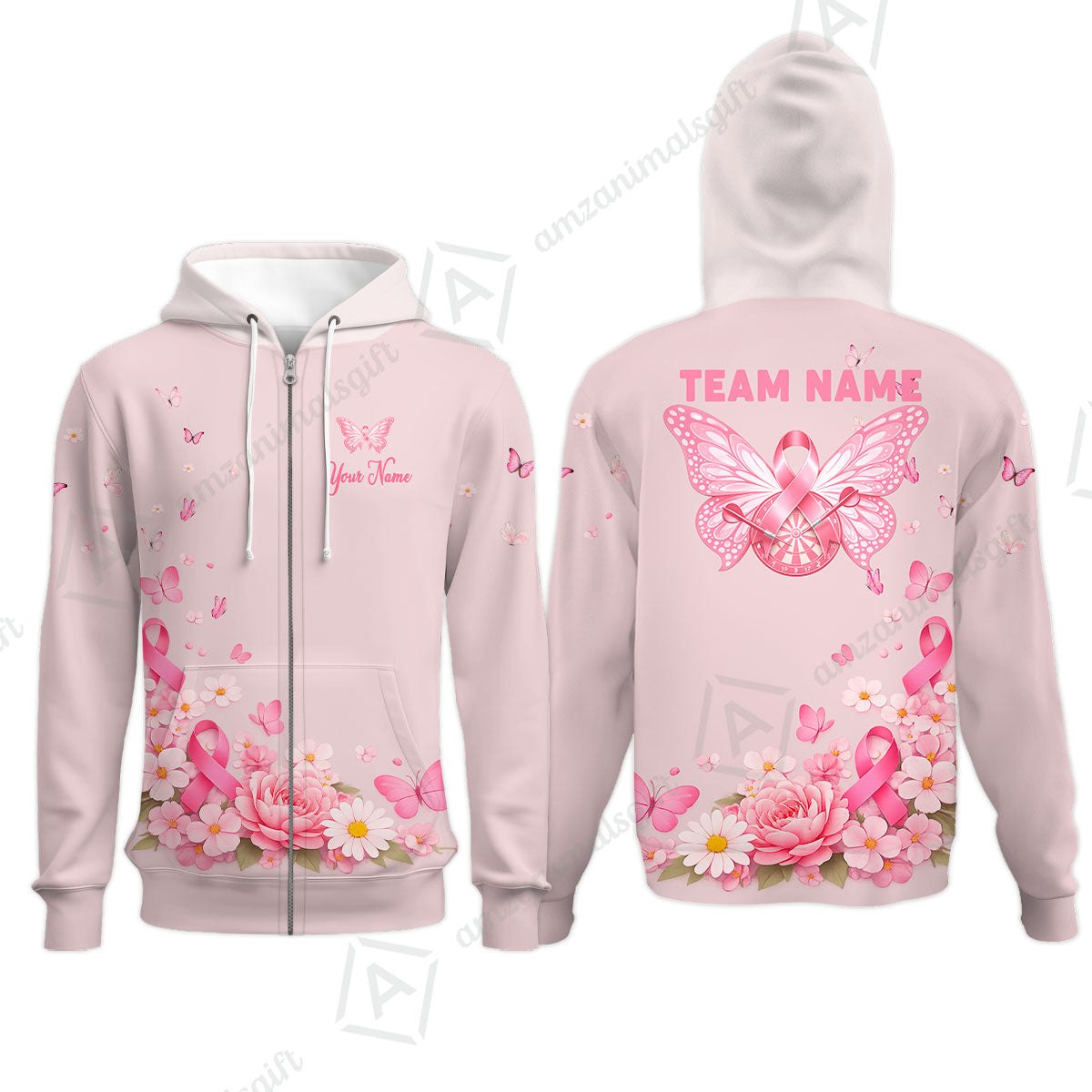 Custom Darts Jersey Polo Shirt, Butterfly Floral Darts, Custom Dart Jersey Team Shirt For Players With Name & Team Name