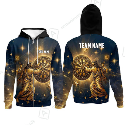 Custom Darts Team Jersey, Personalized God Darts Polo Shirt For Players With Name & Team Name