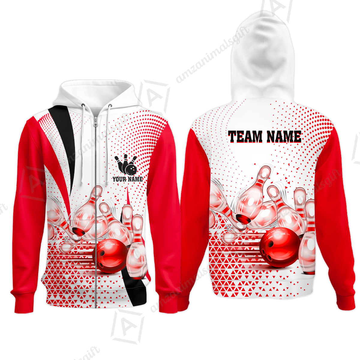 Custom Bowling Polo Shirt - Bowling Jerseys Team, Bowling uniforms, Custom Bowling Shirts With Personalized Name And Team Name - Gifts for Bowlers